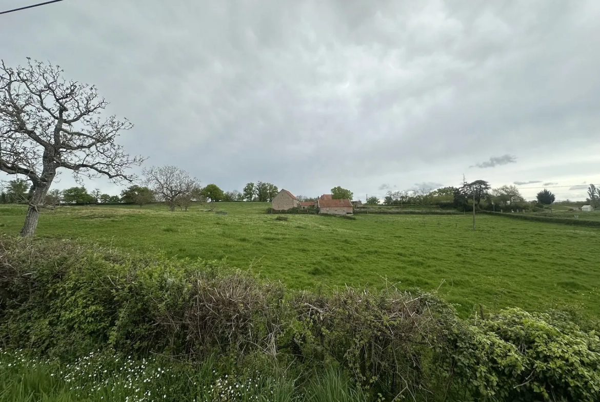 Ancien corps de ferme à rénover avec dépendances et grand terrain à Bourg-le-Comte 