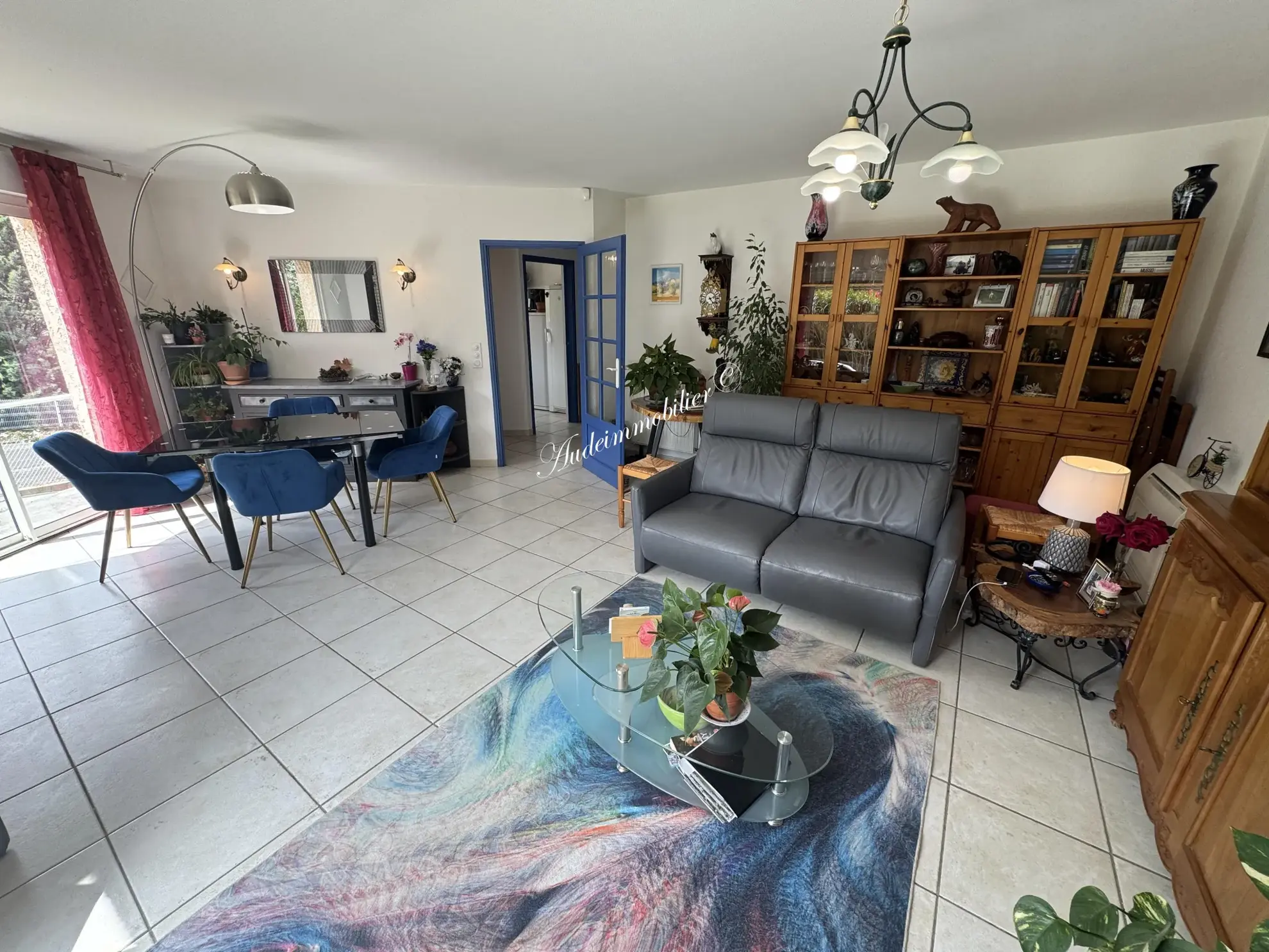 Belle maison de plain-pied avec garage à Quillan - vue panoramique 