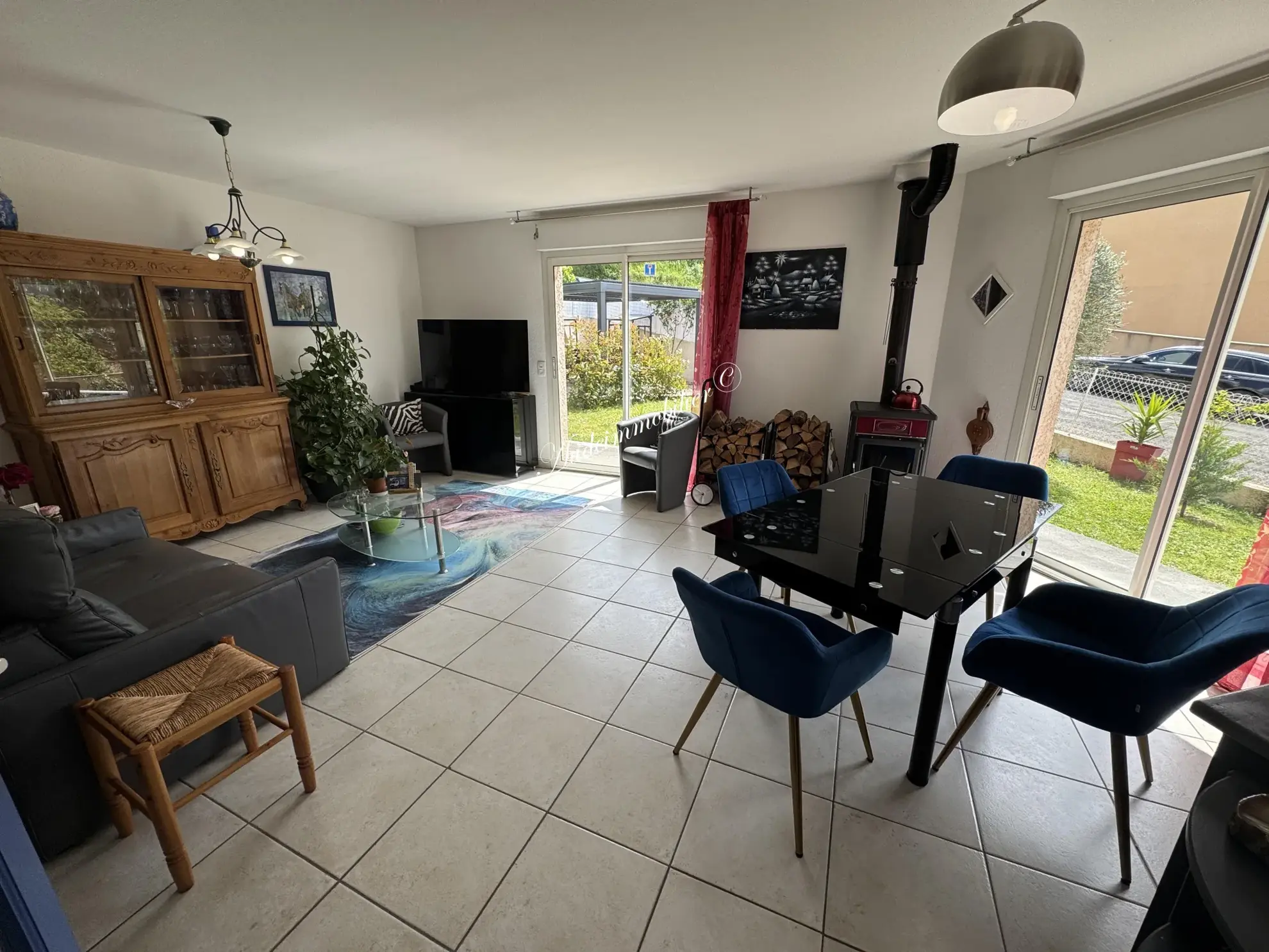 Belle maison de plain-pied avec garage à Quillan - vue panoramique 