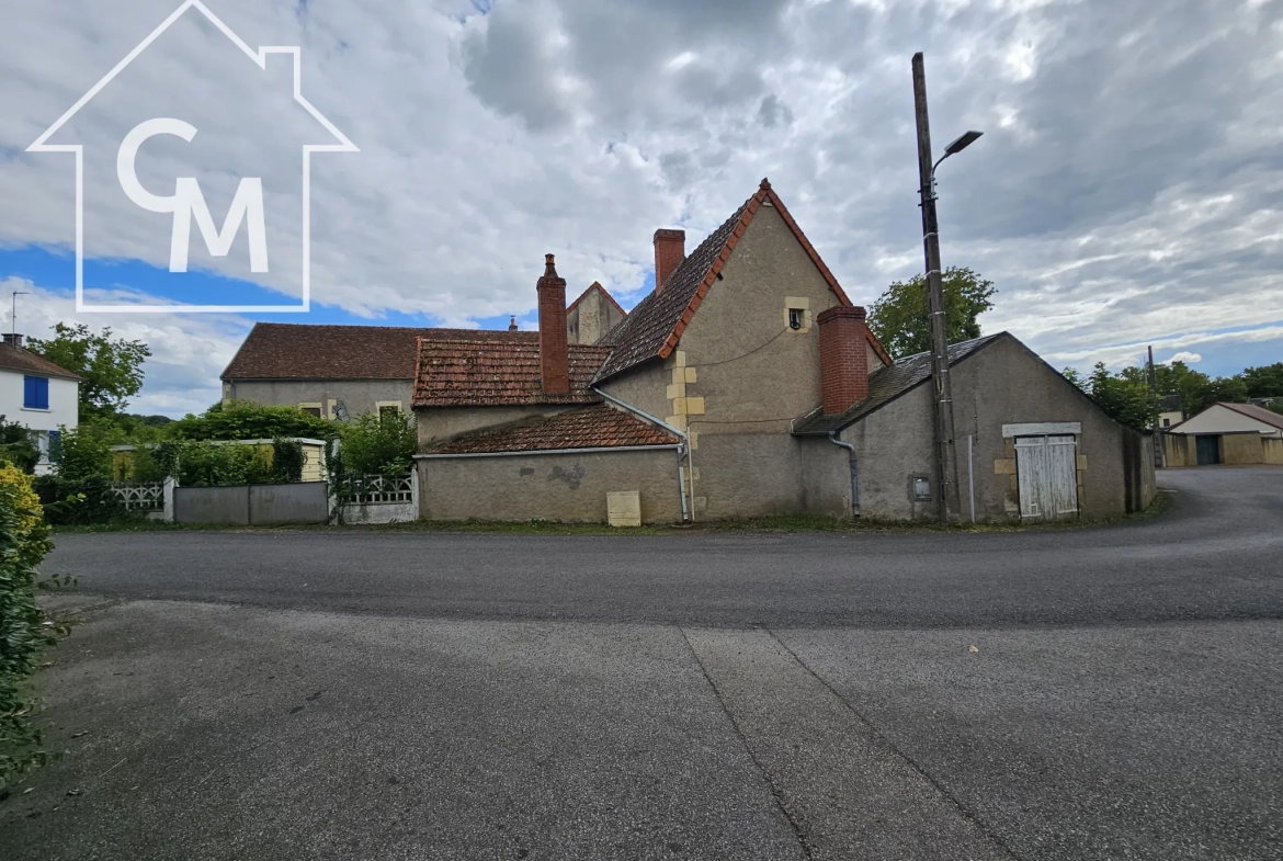 Maison spacieuse de 158 m² avec jardin, garage et dépendances à Pougues-les-Eaux 