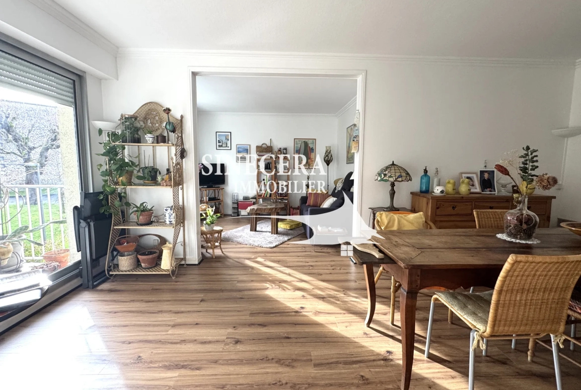 Bel appartement 4 pièces avec balcon, parking et cave à Périgueux 