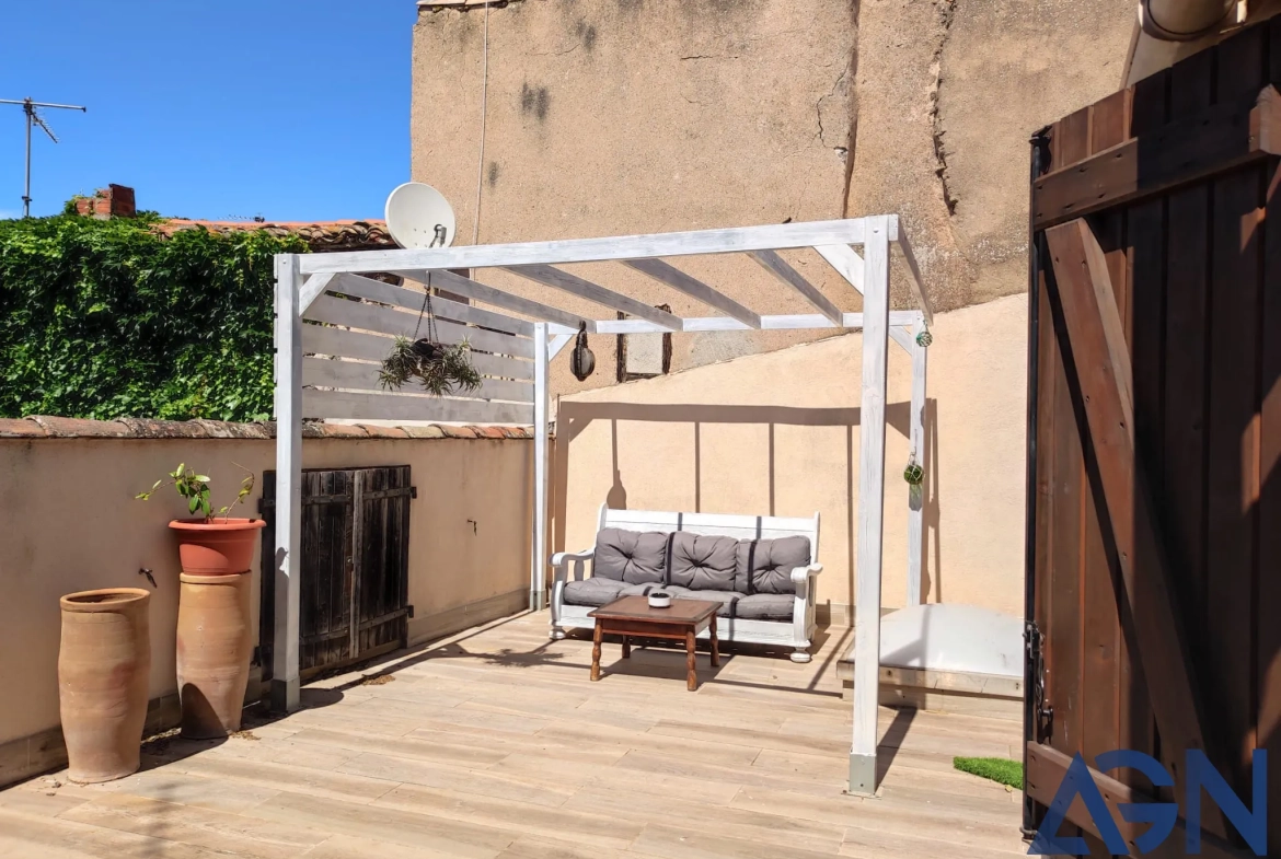 Maison 3 pièces avec jardin et terrasse à Agde, entièrement rénovée 