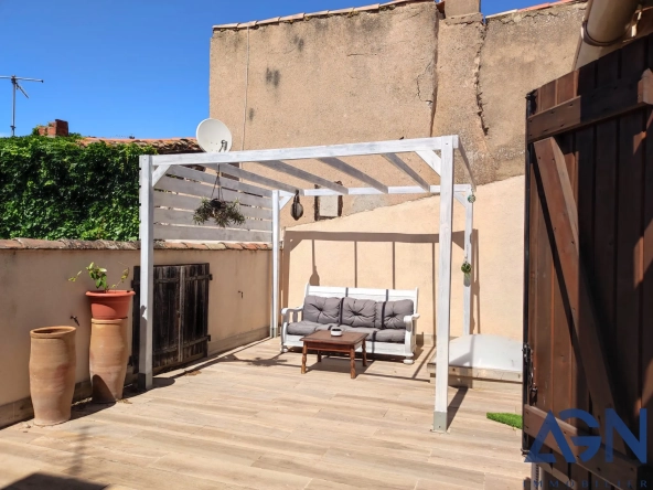 Maison 3 pièces avec jardin et terrasse à Agde, entièrement rénovée 