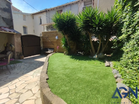 Maison 3 pièces avec jardin et terrasse à Agde, entièrement rénovée 