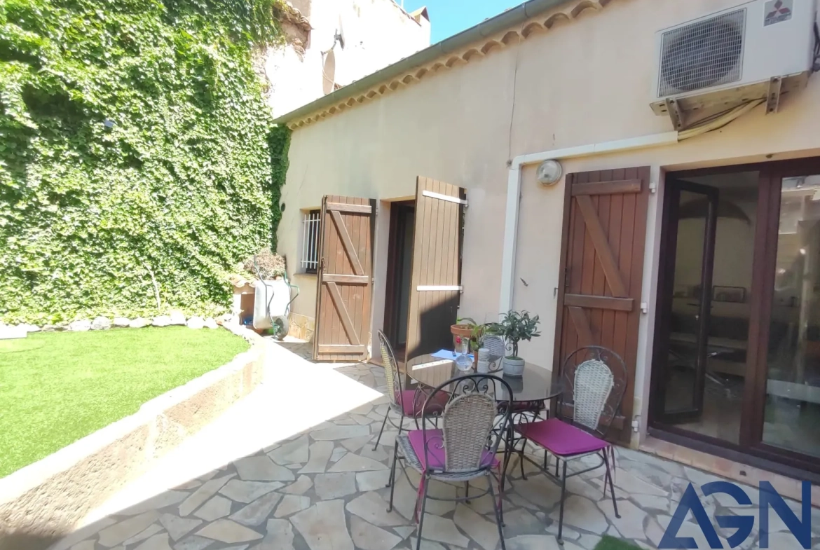 Maison 3 pièces avec jardin et terrasse à Agde, entièrement rénovée 