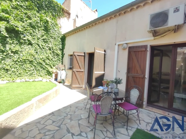 Maison 3 pièces avec jardin et terrasse à Agde, entièrement rénovée 