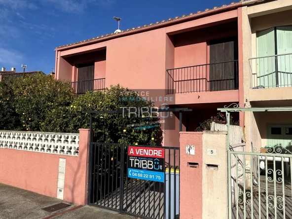 Maison 3 faces de 107 m² avec jardin et terrasse à Pollestres 