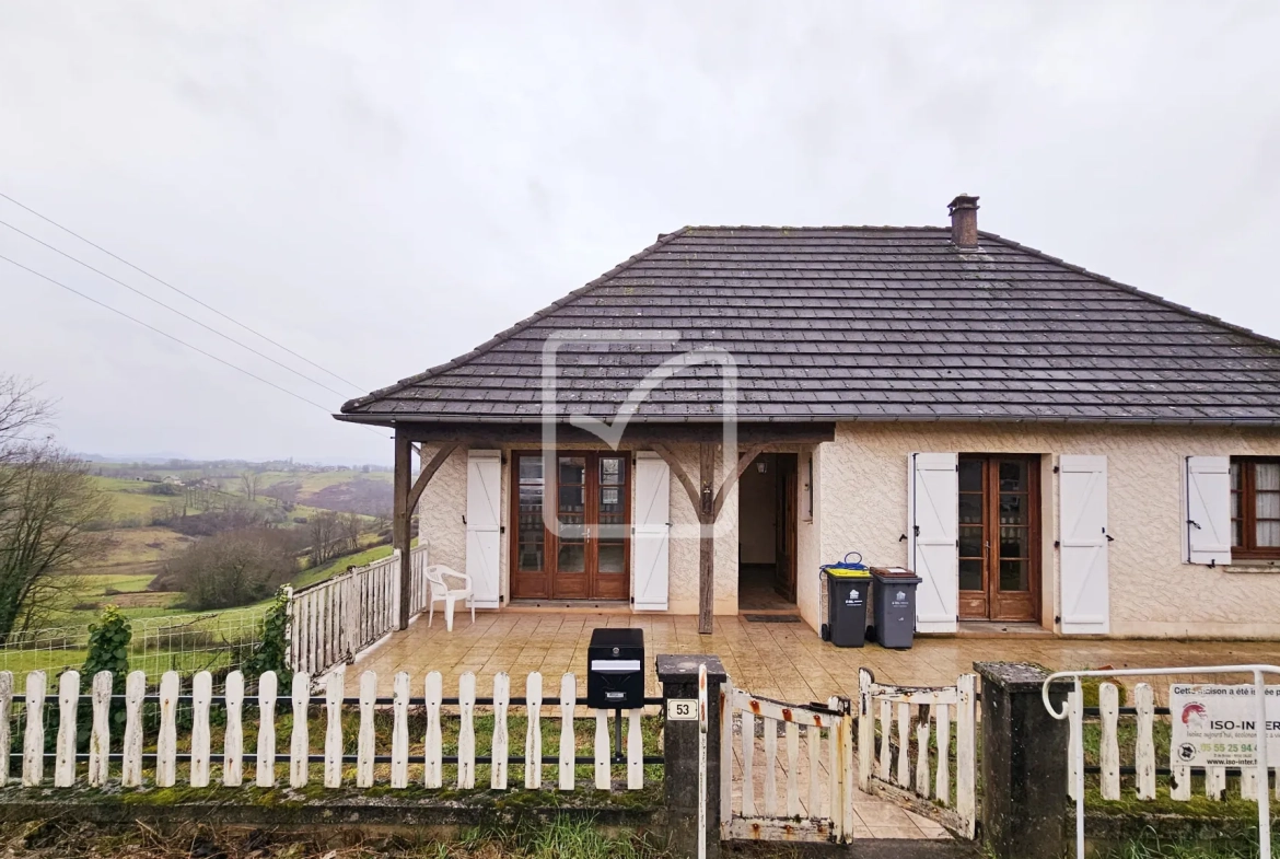A vendre maison avec 3 chambres et sous-sol à Yssandon (19310) 