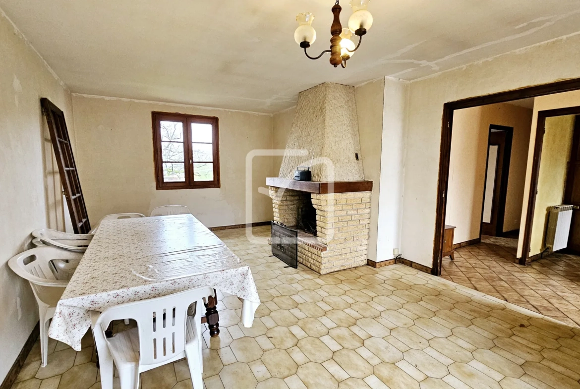 A vendre maison avec 3 chambres et sous-sol à Yssandon (19310) 