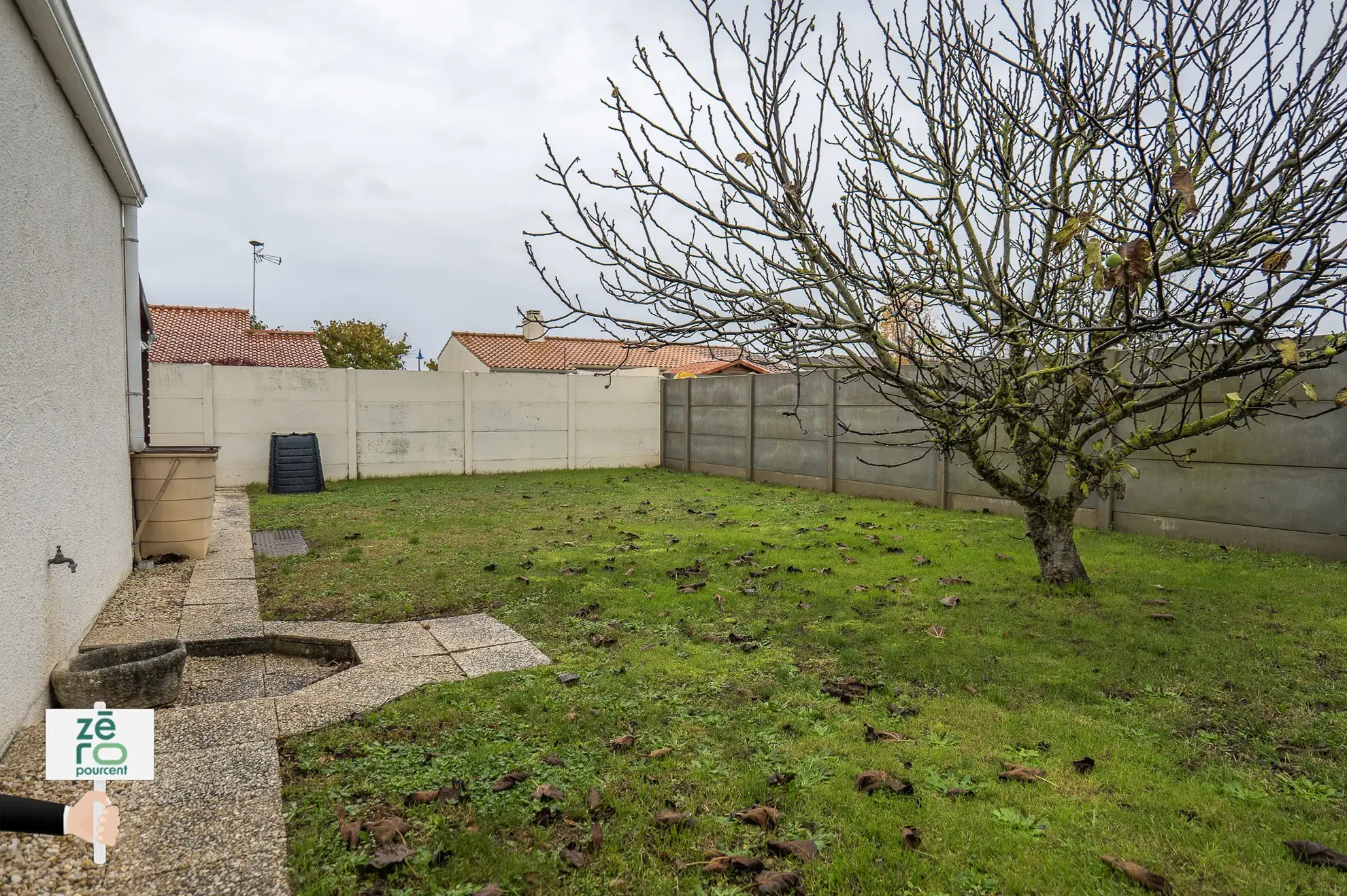 Charmant pavillon à vendre à L’Aiguillon, 2 chambres, véranda, garage et terrain clos en Vendée 