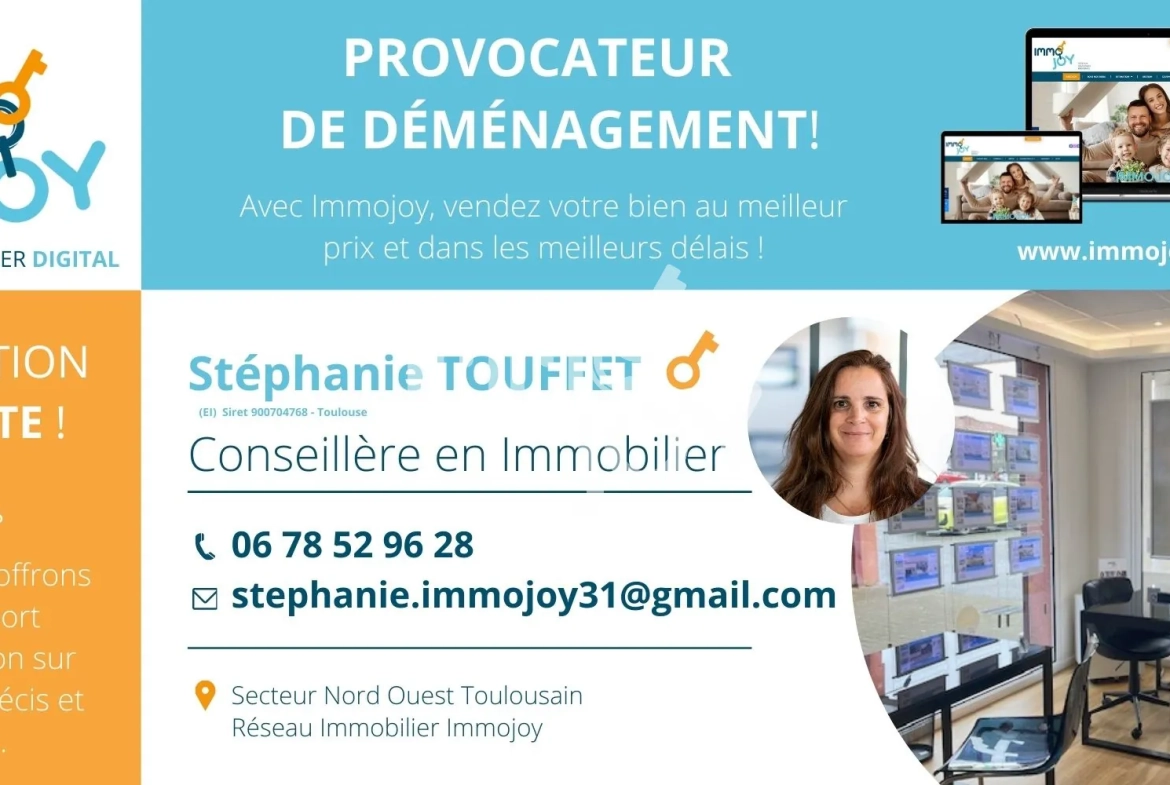 Appartement T3 à vendre à Cornebarrieu avec parking et terrasse - Opportunité d’investissement 