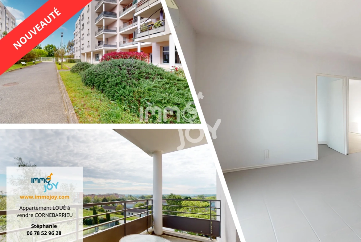 Appartement T3 à vendre à Cornebarrieu avec parking et terrasse - Opportunité d’investissement 