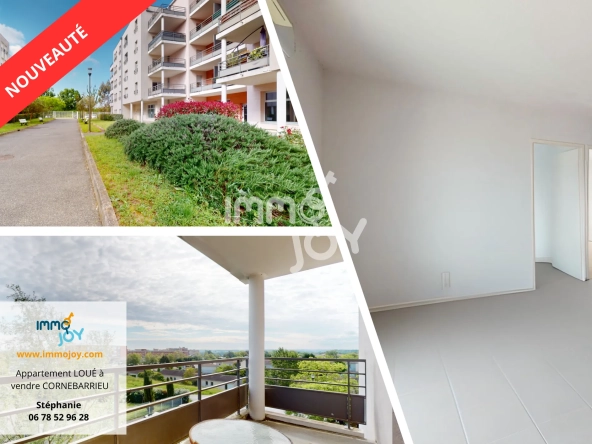 Appartement T3 à vendre à Cornebarrieu avec parking et terrasse - Opportunité d’investissement