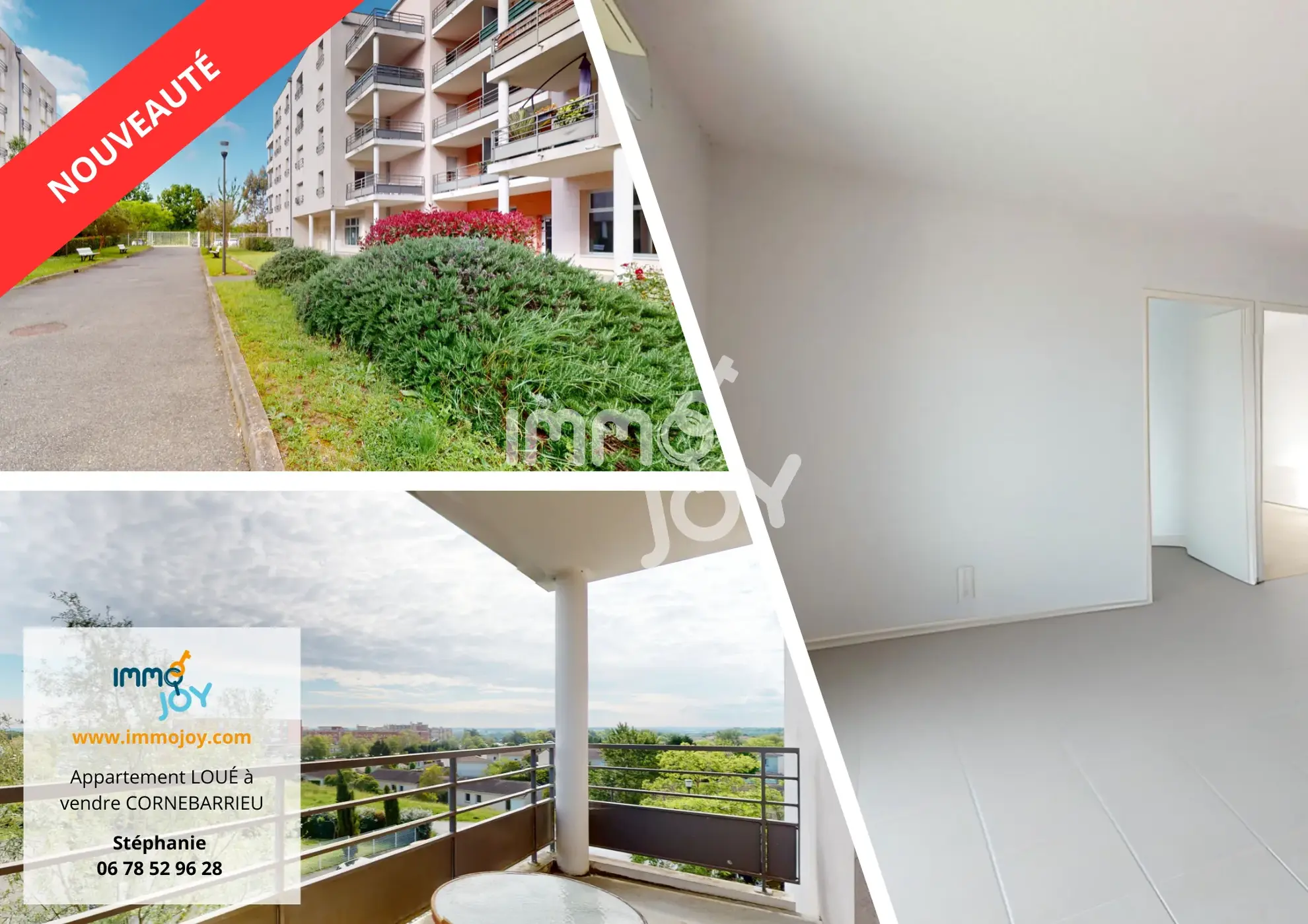Appartement T3 à vendre à Cornebarrieu avec parking et terrasse - Opportunité d’investissement 