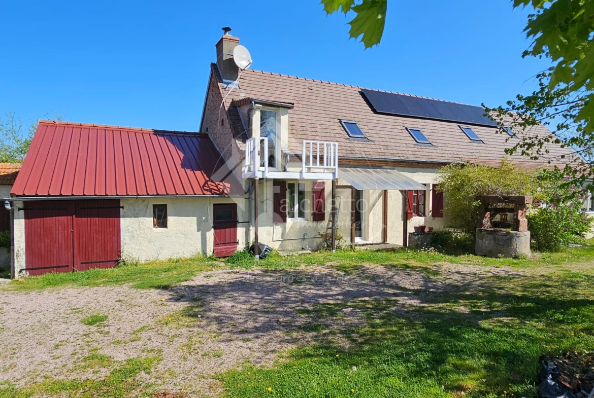 Longère de 190 m² avec grand terrain à Jaligny-sur-Besbre, Allier 