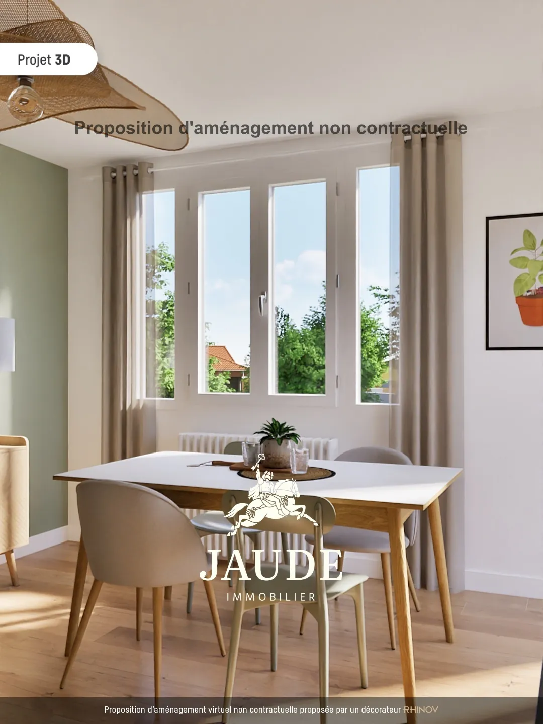 Appartement F3 de 68m² avec Garage et Balcon à Chamalières 