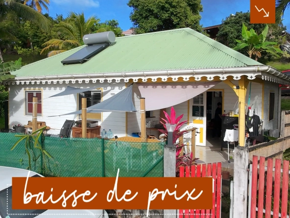 A vendre maison F3 en bois à Ducos, quartier calme, jardin, disponible en 2025