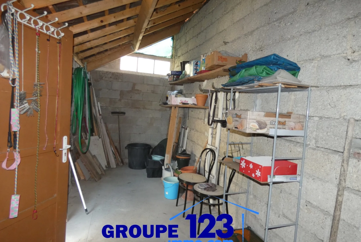 Maison 3 chambres à Migenes avec terrain arboré et potentiel 