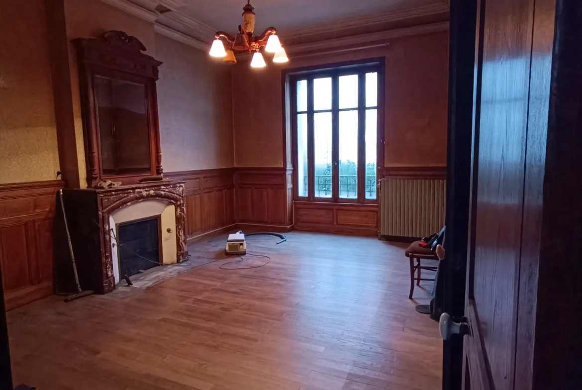 Belle maison bourgeoise à rénover au centre de Vierzon avec jardin etgarage 