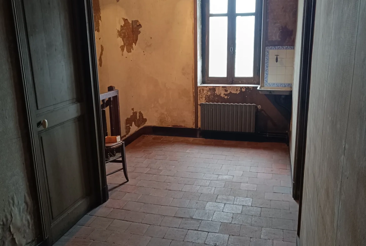 Belle maison bourgeoise à rénover au centre de Vierzon avec jardin etgarage 