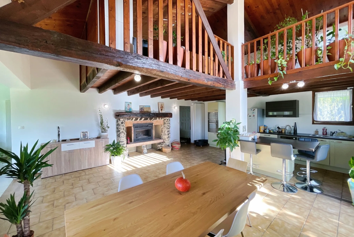 Belle maison avec vue sur les Pyrénées à Arblade-le-Bas 