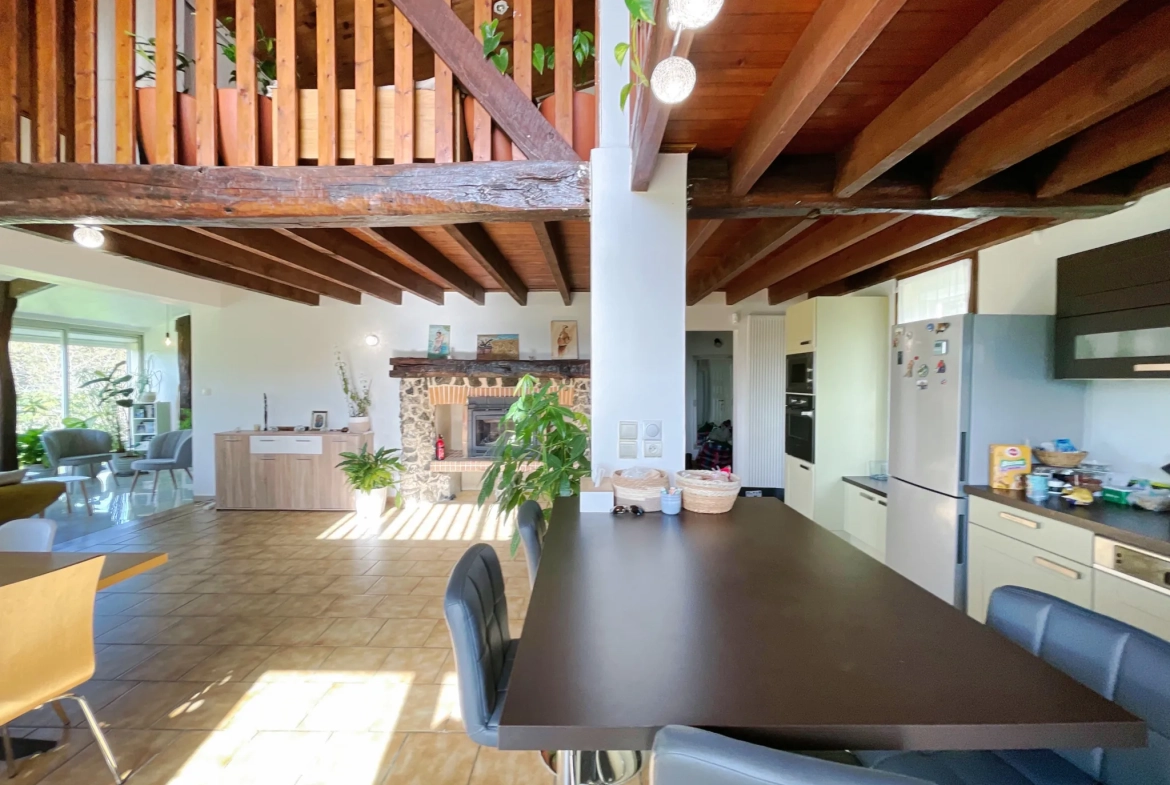 Belle maison avec vue sur les Pyrénées à Arblade-le-Bas 