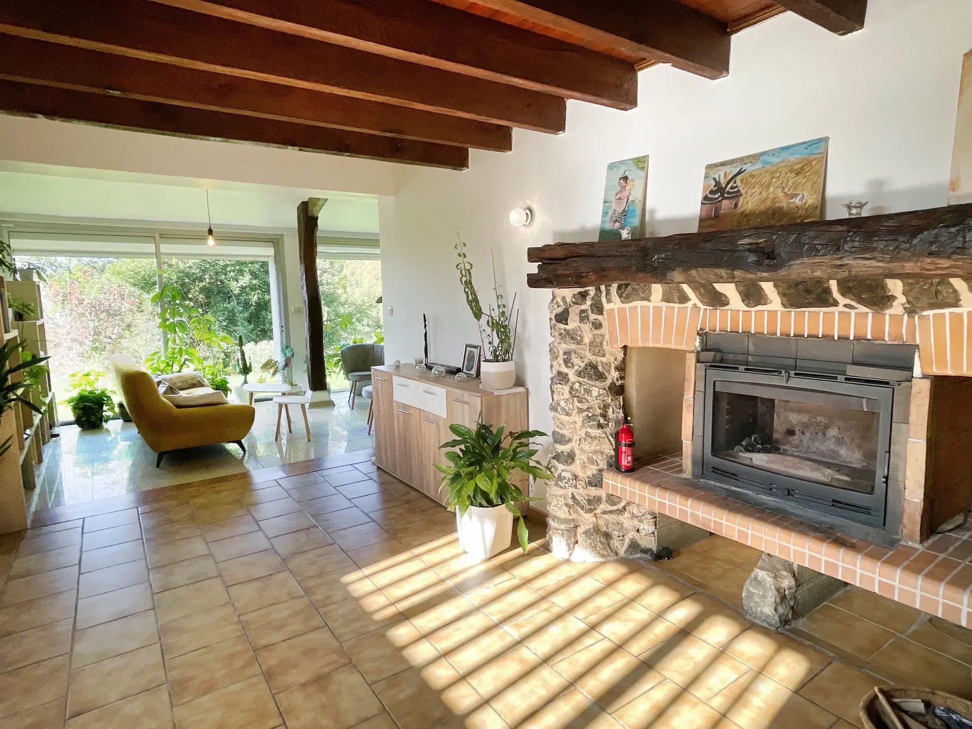 Belle maison avec vue sur les Pyrénées à Arblade-le-Bas 