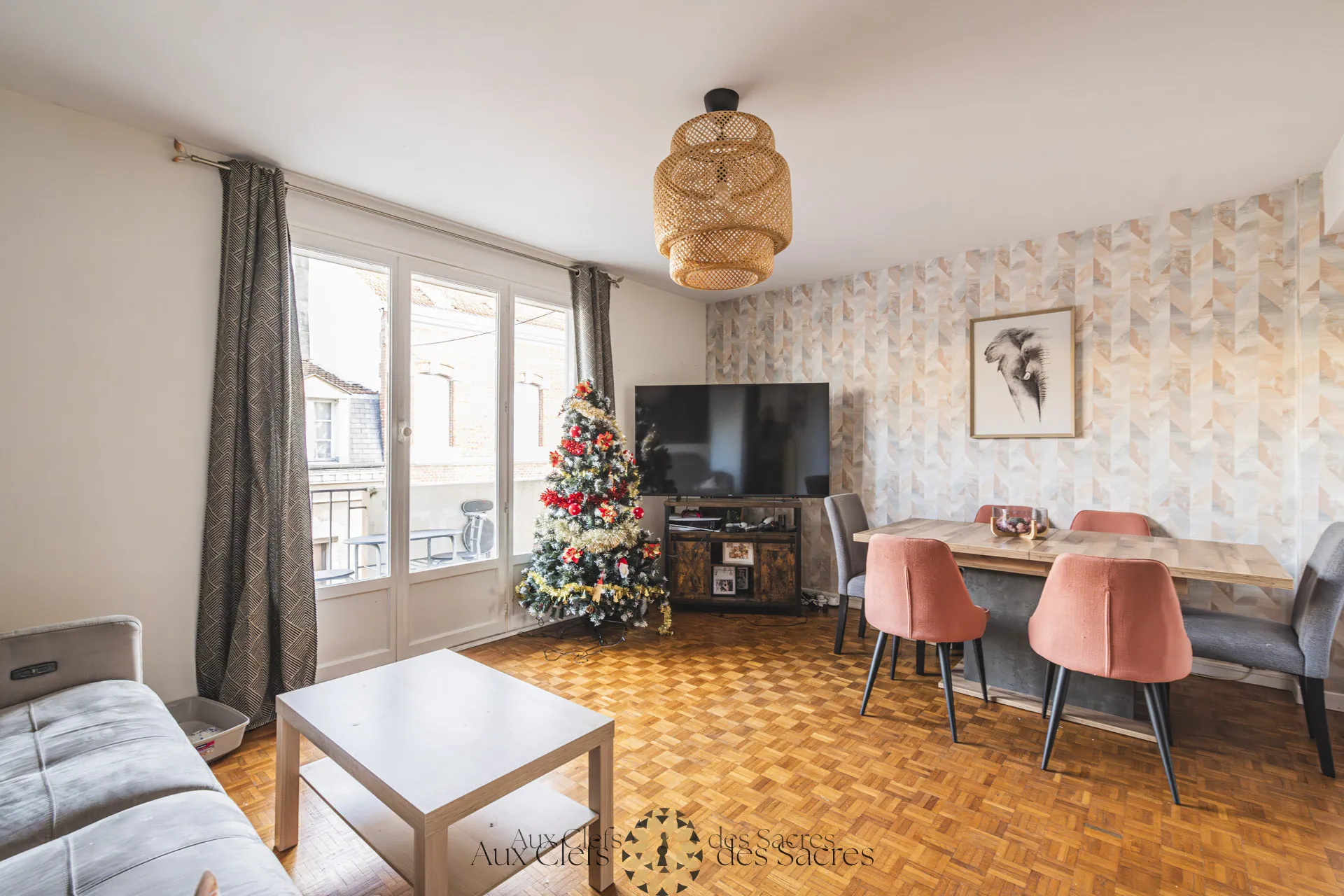 À vendre : Appartement T4 lumineux avec balcon, cave et garage à Reims Clairmarais 