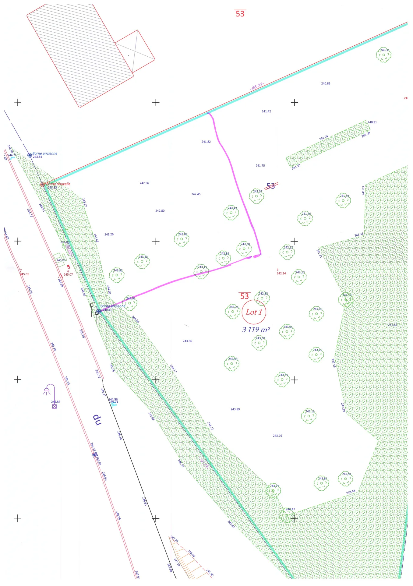 Terrain boisé de 31 ares à Puzieux, constructible et proche de Delme 