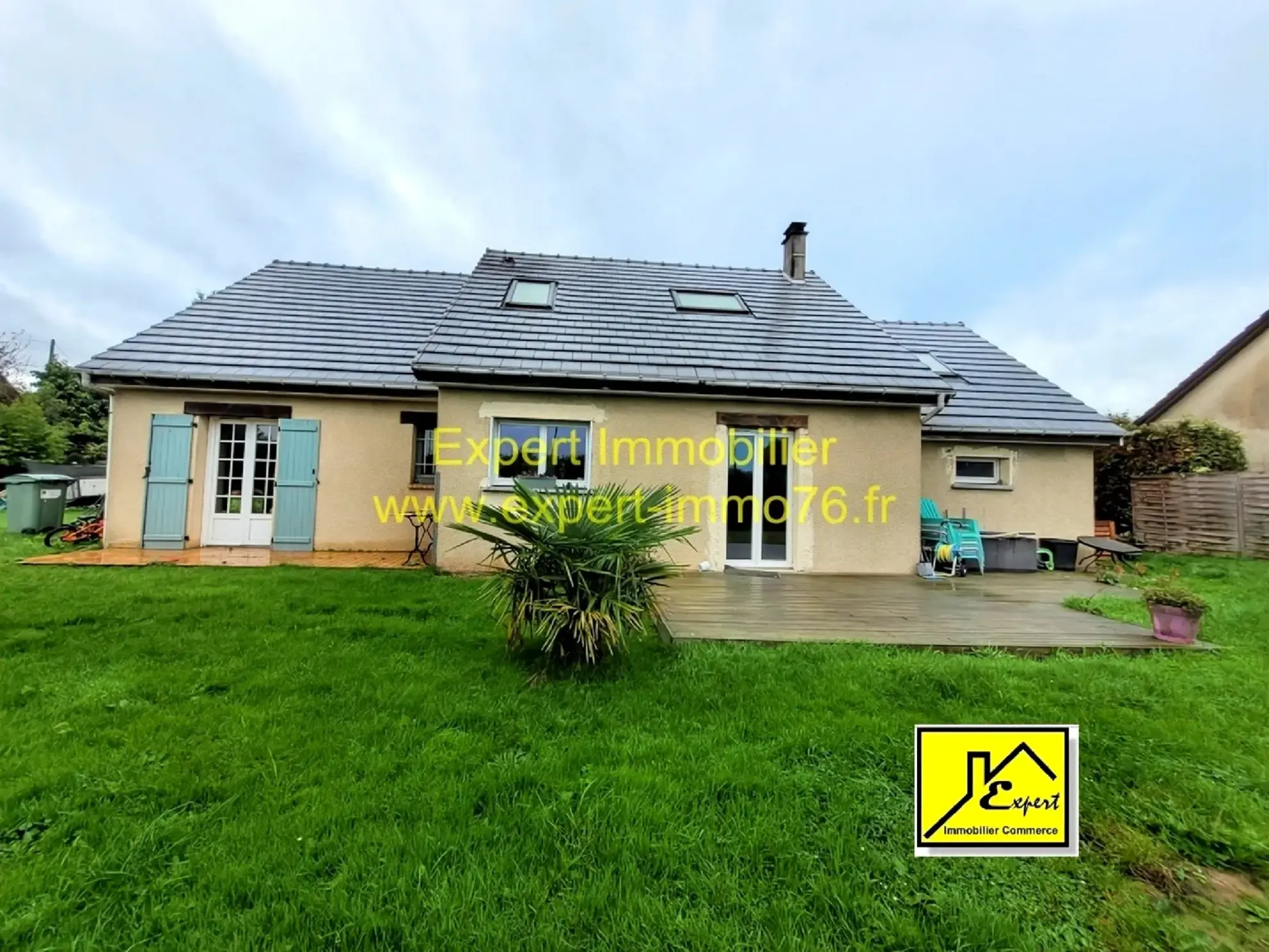 Maison individuelle à Dieppe - 4 chambres, jardin, garage, proche centre-ville 