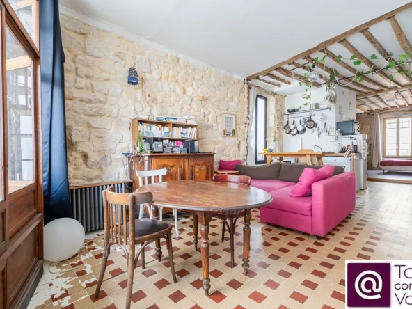 Appartement atypique de 50 m² à Bagnolet, charme et volume proche Mairie des Lilas