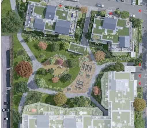 Appartement T4 neuf à Quetigny avec balcon, parking et livraison en 2025