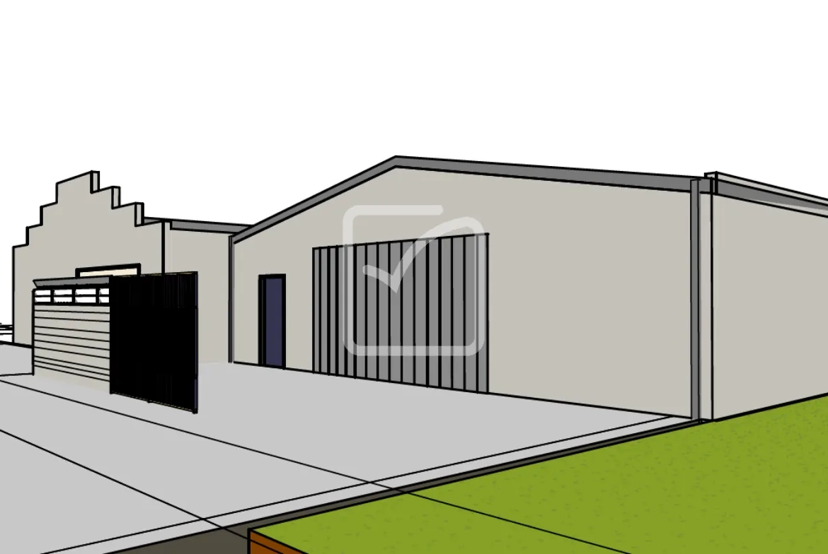 Terrain de 305 m² à Wasquehal avec permis d'entrepôt, idéal artisans 