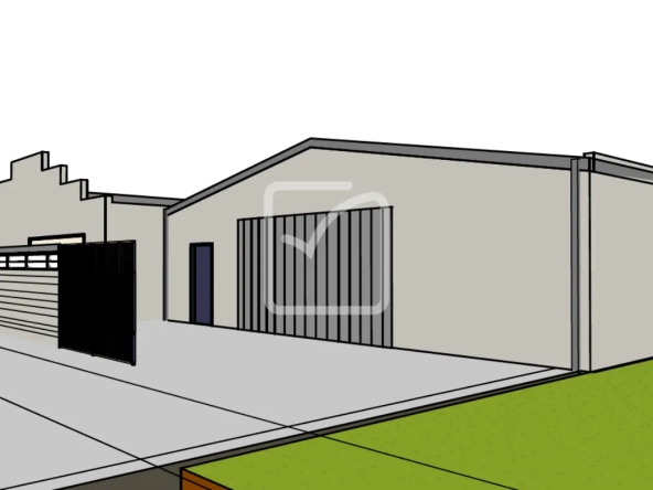 Terrain de 305 m² à Wasquehal avec permis d'entrepôt, idéal artisans