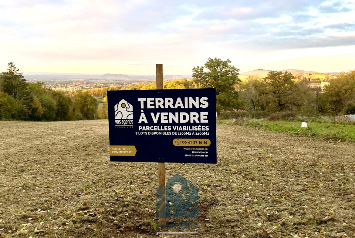 Terrain à bâtir viabilisé à Montmorin, environnement calme et boisé - Offre exclusive 