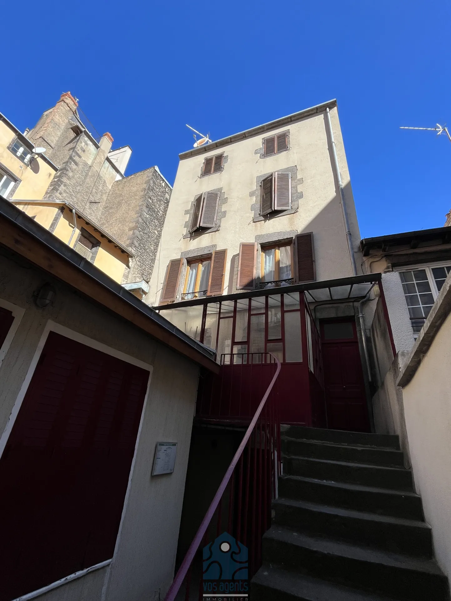 Studio de 20,5 m² à Clermont-Ferrand centre-ville, résidence calme et ancien immeuble 