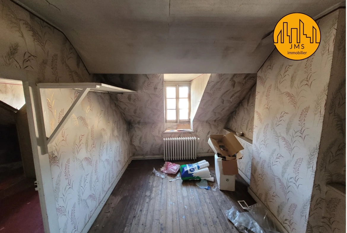 Maison à rénover avec dépendance et jardin à Moulins en Centre-ville 