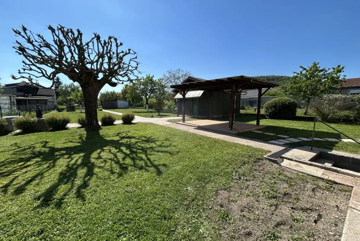 A vendre pavillon individuel à Toul avec grand terrain et sous-sol lumineux 