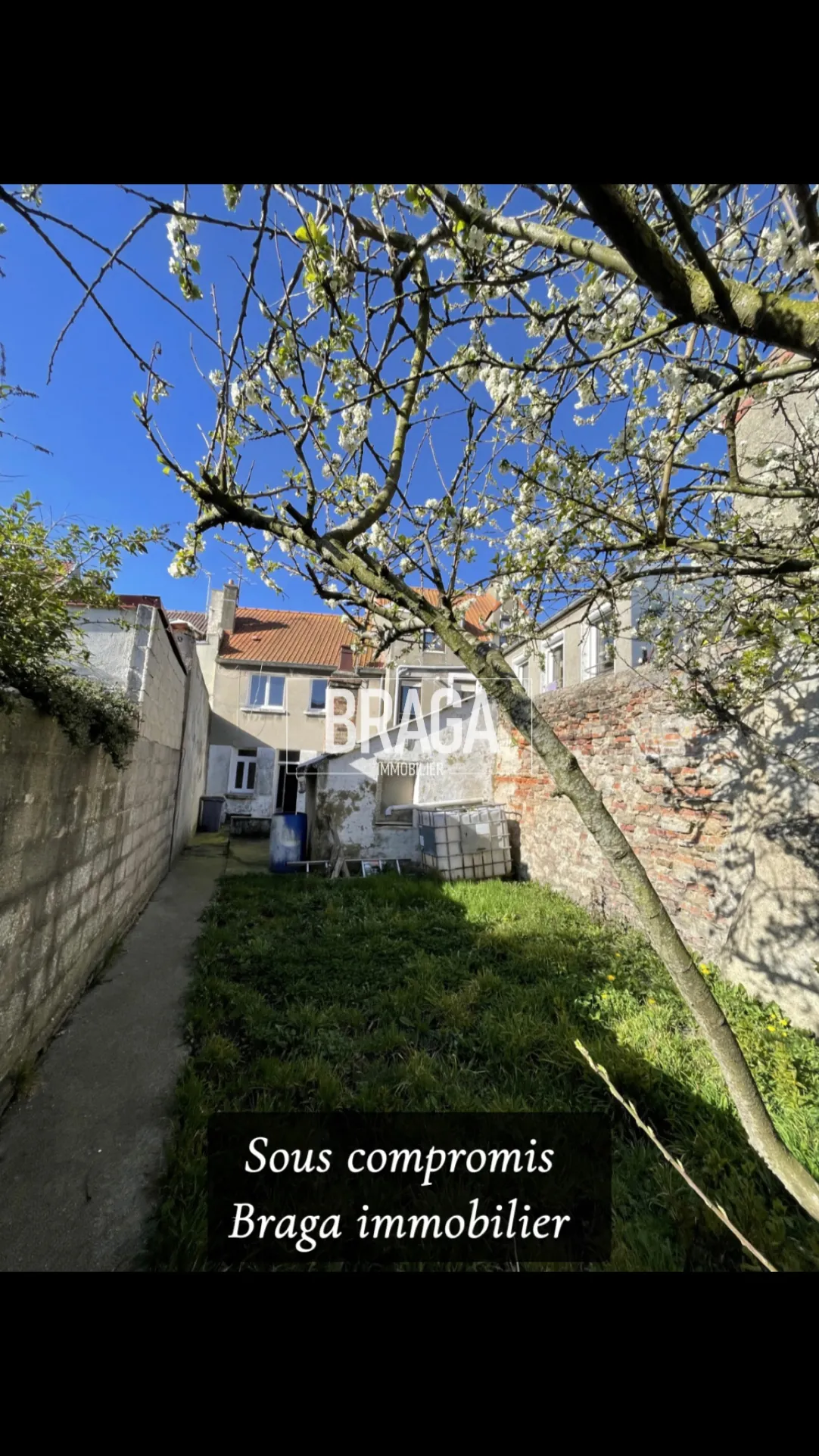 Maison à rénover de 105 m² avec jardin au Portel à 100 m de la plage 