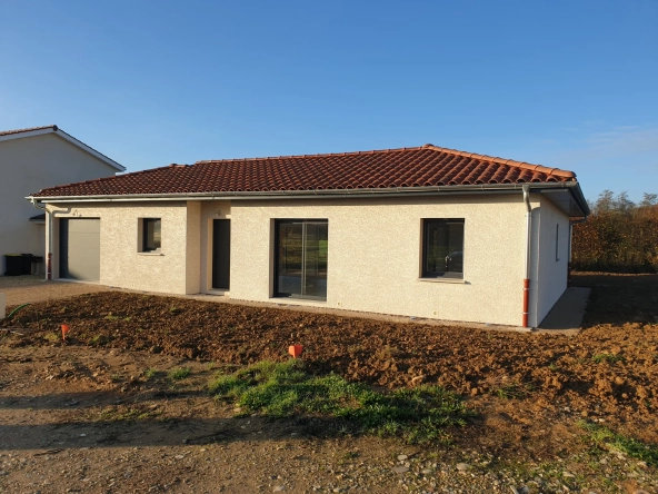 Maison neuve à vendre à Dompierre sur Veyle, 3 chambres, 91.59 m², environnement calme