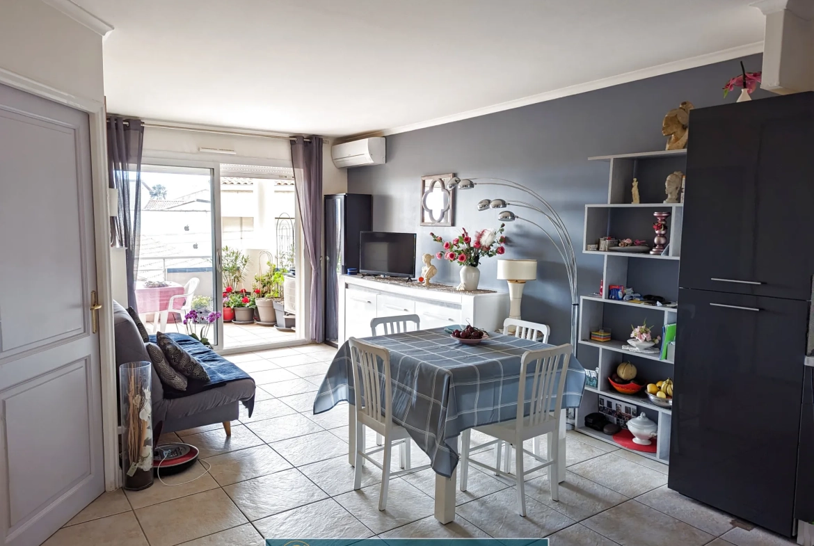 Appartement T2 de 41 m² avec terrasse et parking à Valras-Plage 