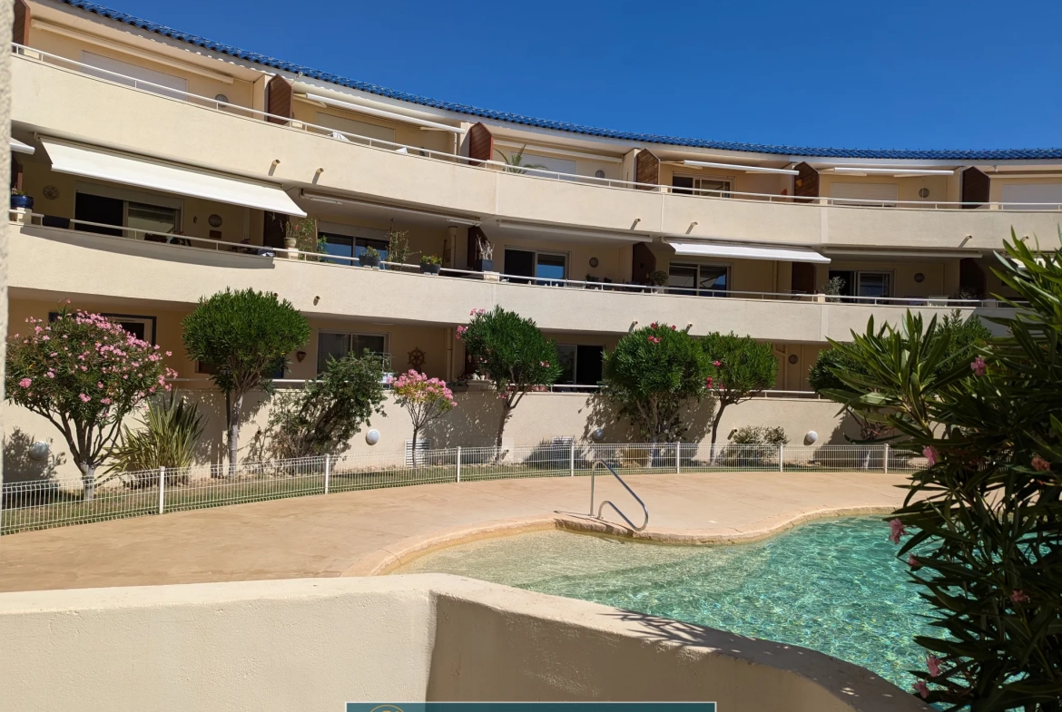 Appartement T2 de 41 m² avec terrasse et parking à Valras-Plage 
