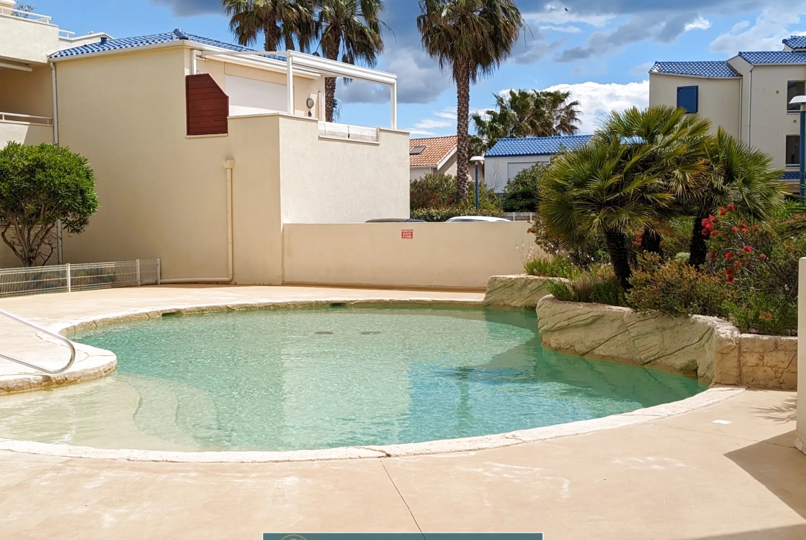 Appartement T2 de 41 m² avec terrasse et parking à Valras-Plage 
