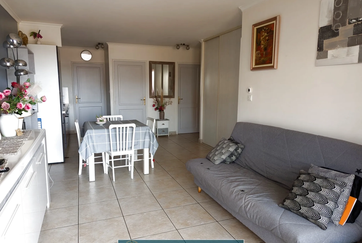 Appartement T2 de 41 m² avec terrasse et parking à Valras-Plage 