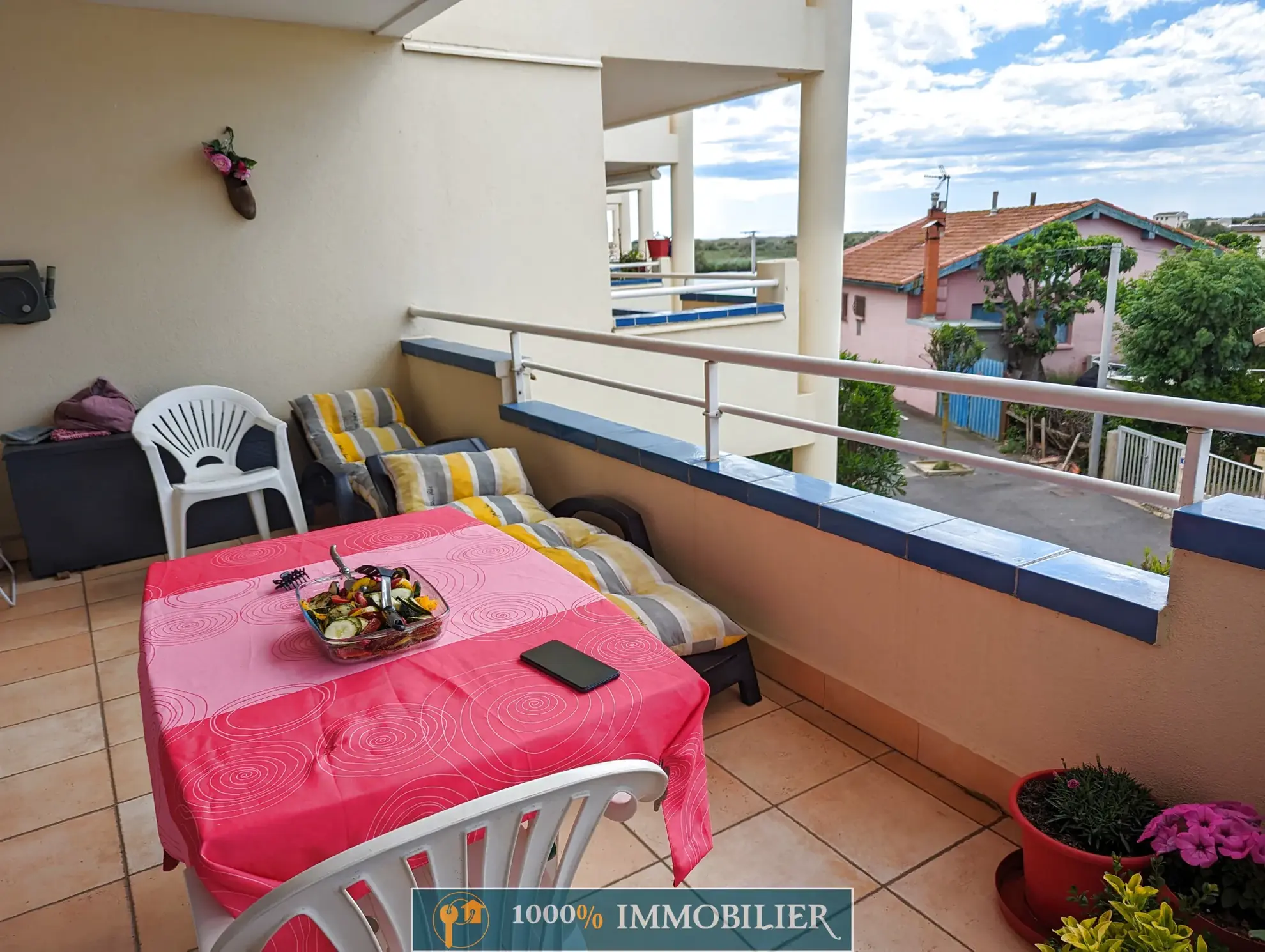 Appartement T2 de 41 m² avec terrasse et parking à Valras-Plage 