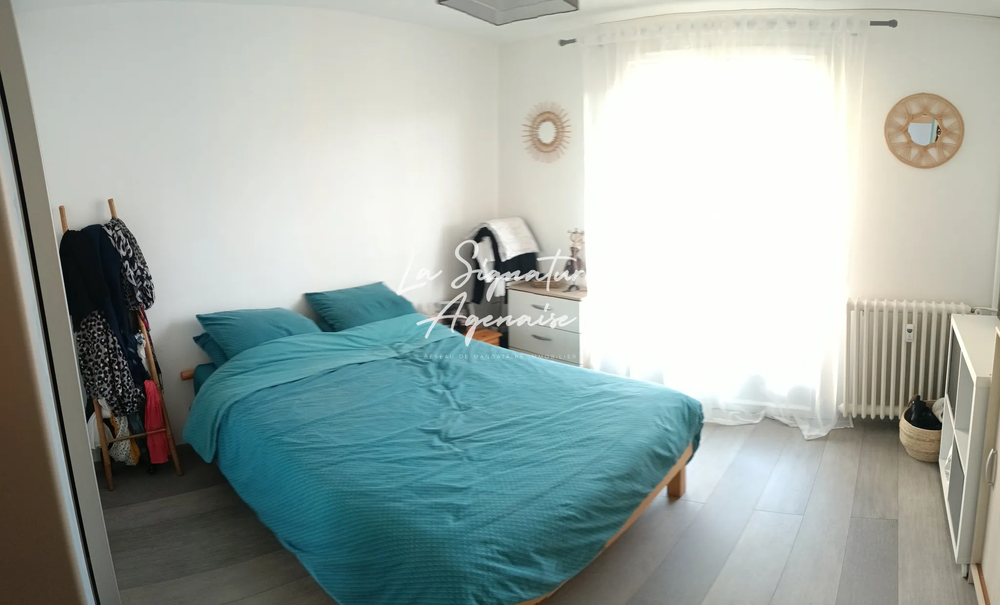 Appartement lumineux de 82m² avec balcon et parking au centre d'Agen 