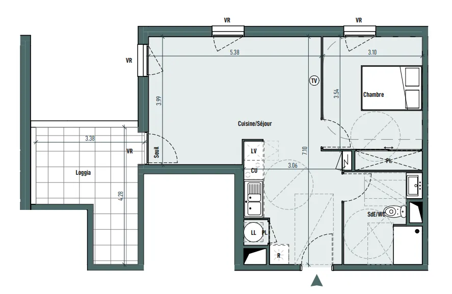 Appartement T2 neuf et de standing à Gignac - livraison fin 2026 