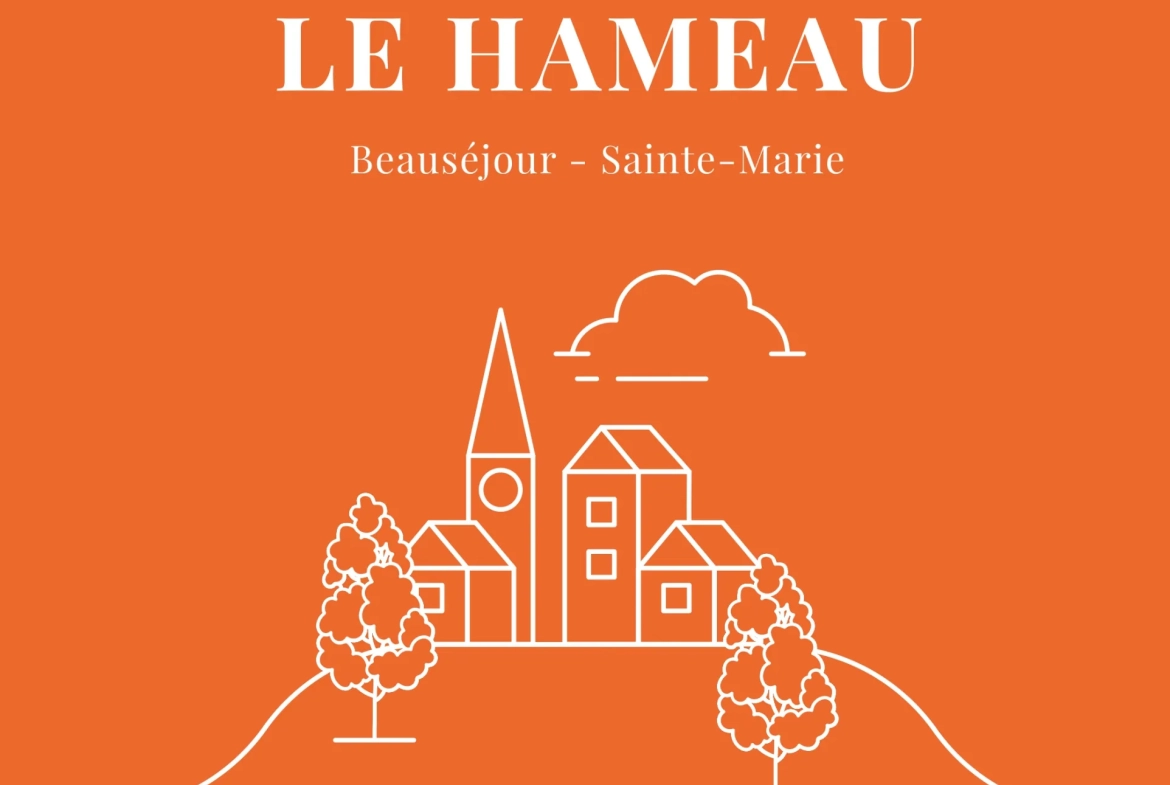 Terrain constructible de 298 m² à Sainte-Marie proche Beauséjour 