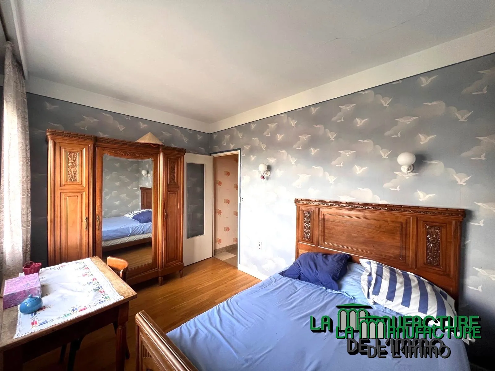Appartement F5 lumineux avec balcons, cave et garage à Saint-Étienne Montieau 