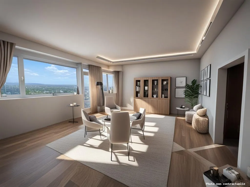 Appartement T4 à Roubaix proche tram et parc Barbieux avec balcon et cave 